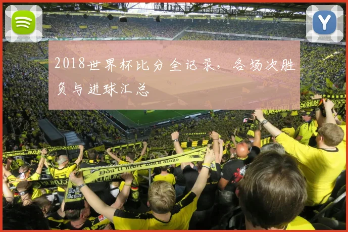 2018世界杯比分全记录,各场次胜负与进球汇总