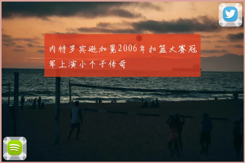 内特罗宾逊加冕2006年扣篮大赛冠军上演小个子传奇